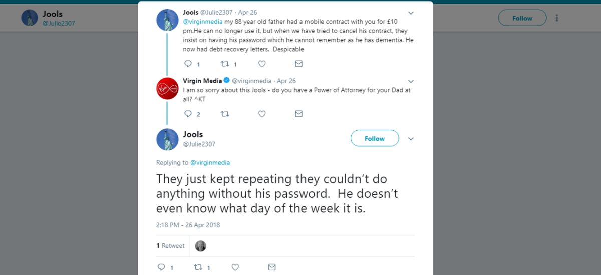 Virgin Mobile tweet